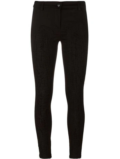 Andrea Ya'aqov Stitching Detail Trousers In Black