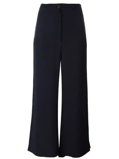 Kristensen Du Nord Wide Leg Trousers In Blue