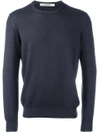 La Fileria For D'aniello Fine Knit Jumper In Grey