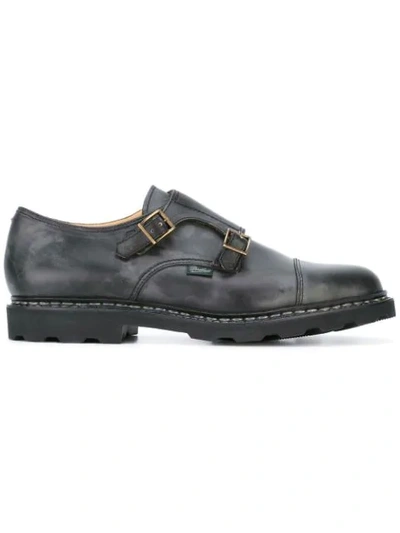 Paraboot Lis Monk Shoes In Black