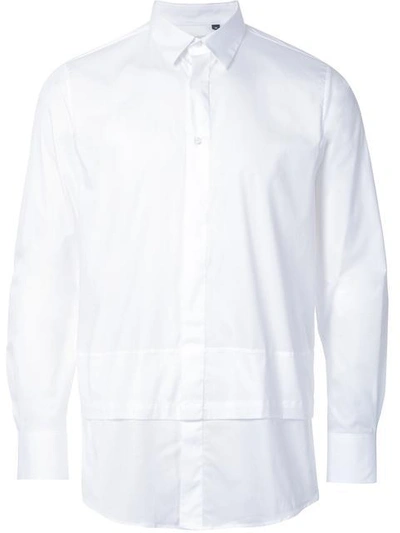 Matthew Miller 'new Man Layered' Shirt In White