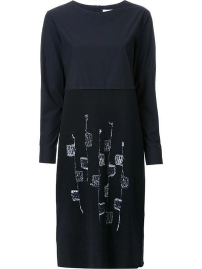 Jimi Roos Black Knitted Dress