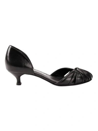 Sarah Chofakian Low-heel Sarah Pumps In Black