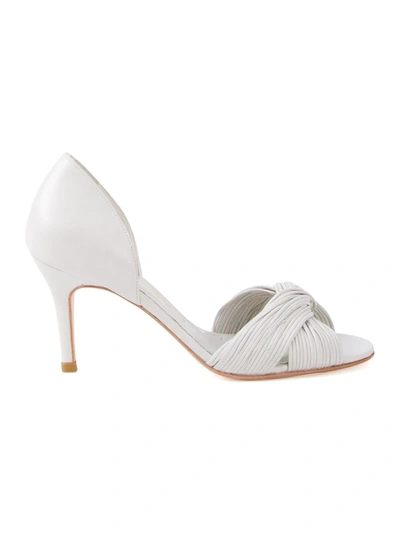 Sarah Chofakian Open-toe Pumps In White