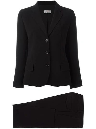 Alberto Biani Three Button Blazer In Black