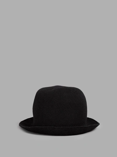 Scha Black Hat In 100% Wool