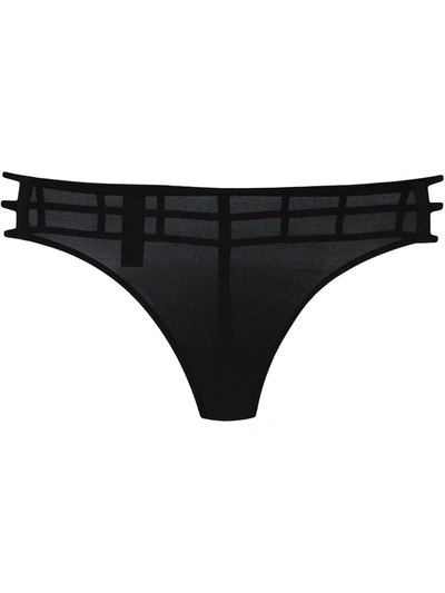 Marlies Dekkers Leading Strings Thong In Black