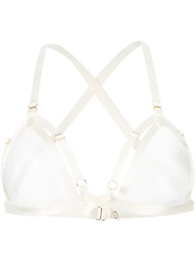 Bordelle 'cabaret' Bra In White