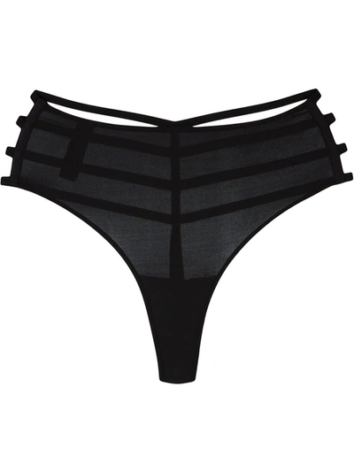 Marlies Dekkers Leading Strings Thong In Black