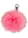 N•peal Fur Keyring In Pink