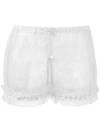 Folies By Renaud Ouvert French Lace Knickers In White