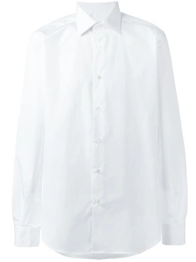 Fashion Clinic Buttoned Shirt In White