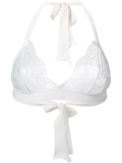 Gilda & Pearl Ava Boudoir Bra In White