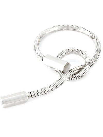 Lara Bohinc 'schumacher' Loop Bracelet In Grey