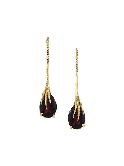 Wouters & Hendrix Gold 18kt Gold Crow's Claw Earrings In Metallic