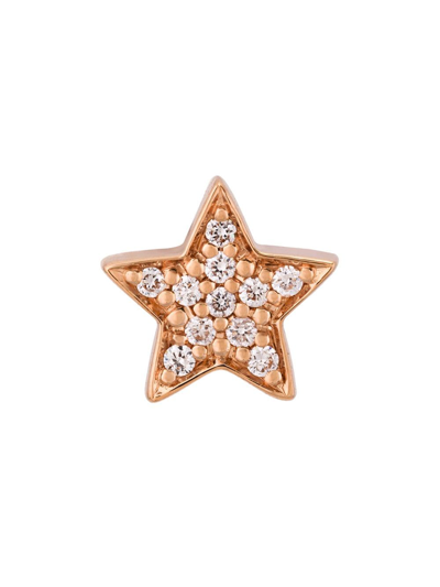 Alinka 18kt Rose Gold Stasia Mini Star Diamond Earring In Metallic