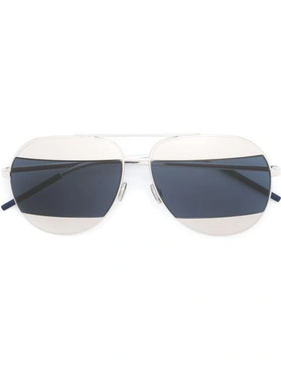 Dior 'split 1' Sunglasses In Metallic