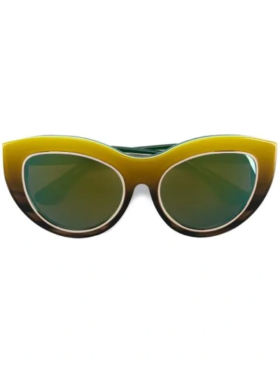 Dax Gabler 'n°03' Sunglasses In Green