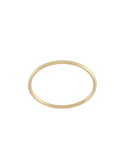 Wouters & Hendrix Gold 'delicate Band' Ring In Metallic