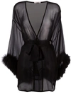 Gilda & Pearl Diana Kimono In Black