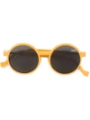 Vava Round Sunglasses In Yellow