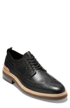 Cole Haan Davidson Grand Wingtip Derby In Black