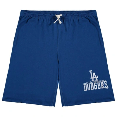 Profile Men's Royal Los Angeles Dodgers Big And Tall French Terry Shorts