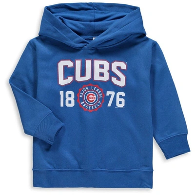 Soft As A Grape Kids' Toddler  Royal Chicago Cubs Fleece Pullover Hoodie