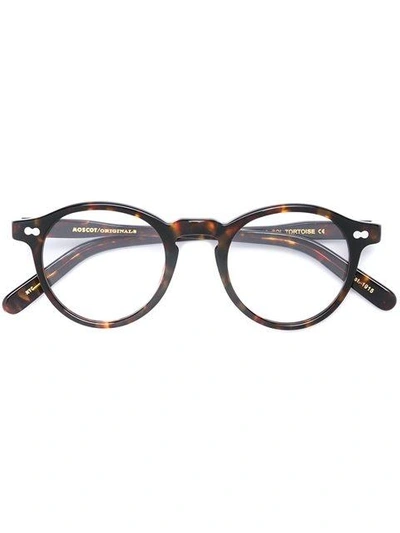 Moscot 'miltzen' Glasses In Brown
