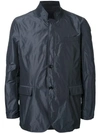 Kent & Curwen Lightweight Buttoned Jacket In Black