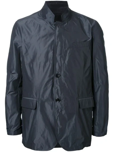 Kent & Curwen Lightweight Buttoned Jacket In Black