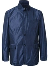 Kent & Curwen Stripe Casual Blazer Jacket In Blue