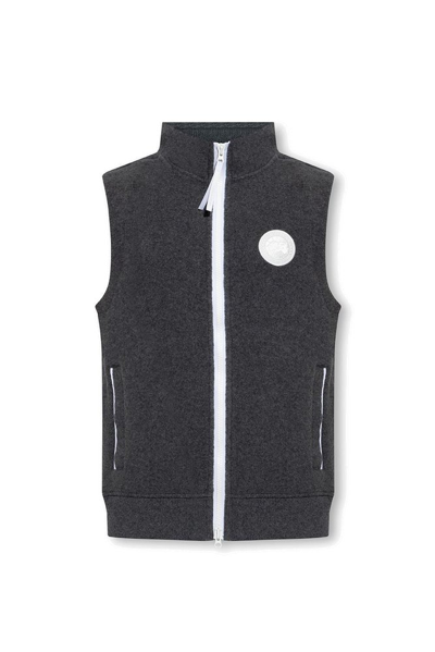 Canada Goose Men's Humannature Mersey Fleece Vest In Grey