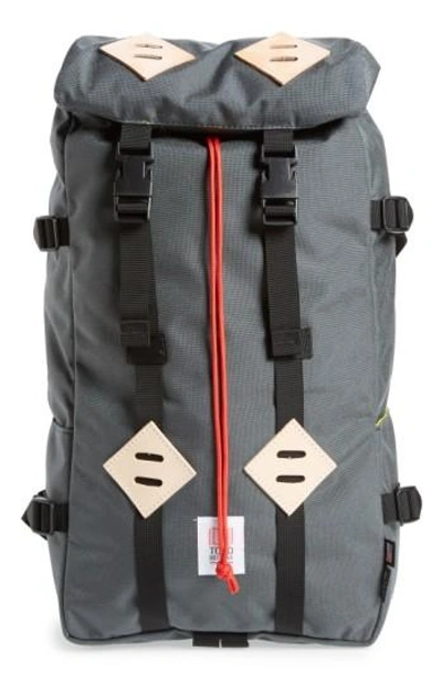 Topo Designs 'klettersack' Backpack - Grey In Charcoal