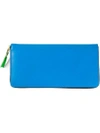 Comme Des Garçons Wallet Portemonnaie Mit Reissverschluss - Blau In Blue