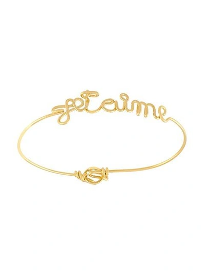 Atelier Paulin 'je T'aime' Bracelet - Metallic