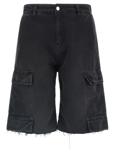 44 Label 'cargo Short ()' Bermuda Shorts In Black