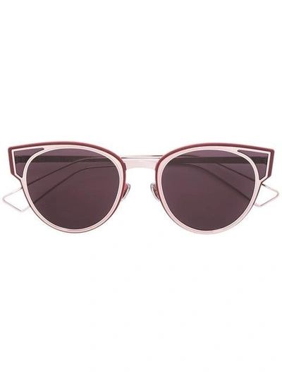 Dior Eyewear  Sculpt Sunglasses - Metallic In Metallic