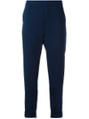 P.a.r.o.s.h Casual Tapered Trousers In Blue