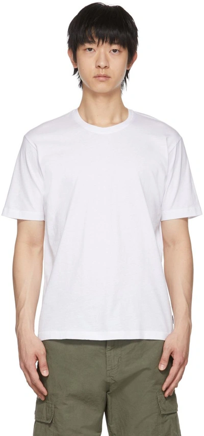 Aspesi Short-sleeved Cotton T-shirt In White