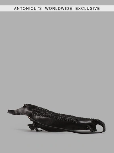 Delle Cose Black Crocodile Clutch In Antonioli's Worldwide Exclusive