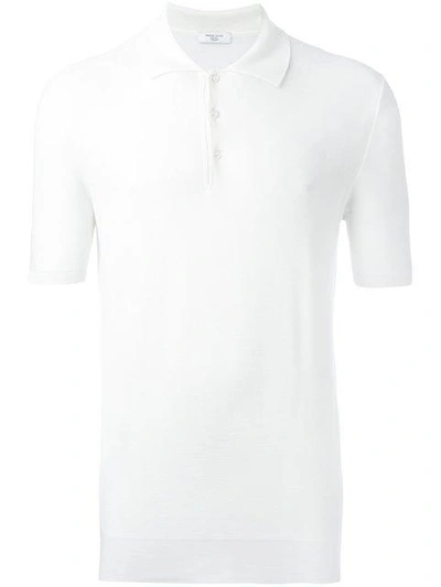 Fashion Clinic Timeless Shortsleeved Polo Shirt In White