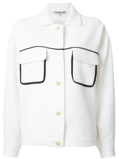 Edeline Lee Gabo Pocketed Jacket In White