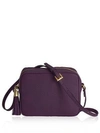 Gigi New York Madison Pebbled Leather Crossbody Bag In Wine