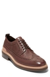 Cole Haan Davidson Grand Wingtip Derby In Dark Coffee