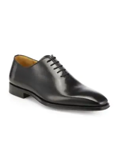 Saks Fifth Avenue Men's Collection By Magnanni Leather Balmoral Shoes In Black
