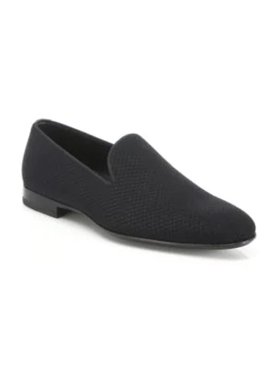 Saks Fifth Avenue Collection By Magnanni Smoking Slippers In Black