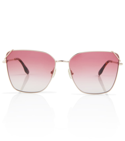 Victoria Beckham Square Sunglasses In Blush