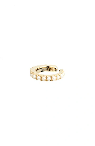 Maria Tash Pearl Eternity Cuff In Yellow