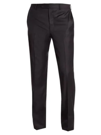 Saks Fifth Avenue Collection Wool Dress Pants In Black